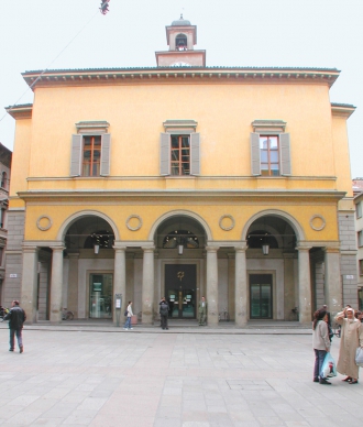 Facade of the Monte di Pietà building