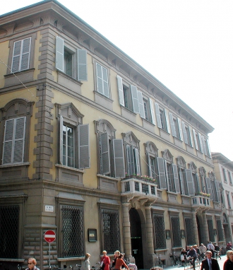 Facade on via San Pietro