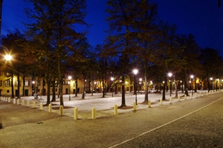 La piazza dopo l'ultima ristruttura|...