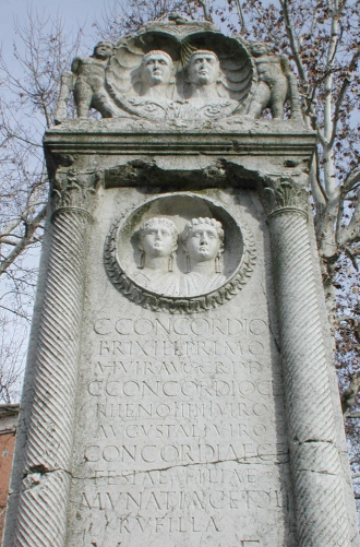Memorial stone for the Concordi Monument|...