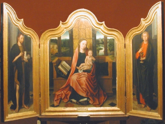 Trittico di fiammingo ignoto